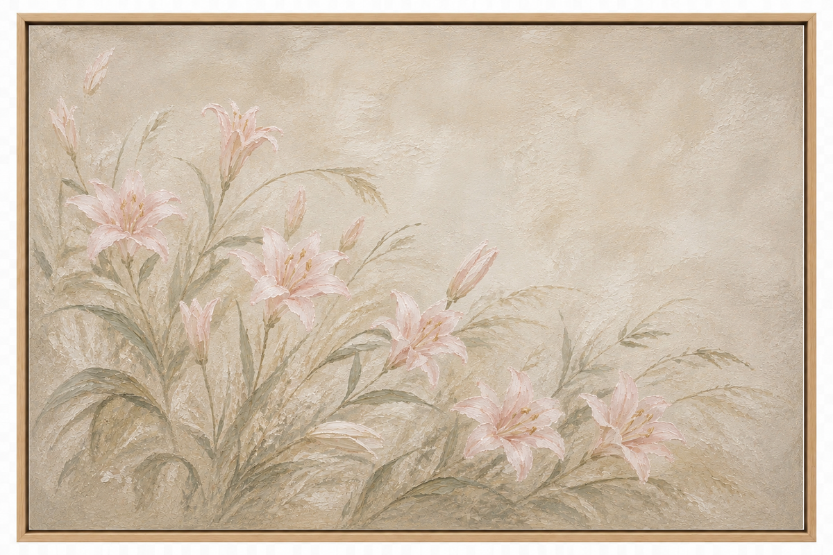 Lilies of the Field - Faith Canvas Wall Art
