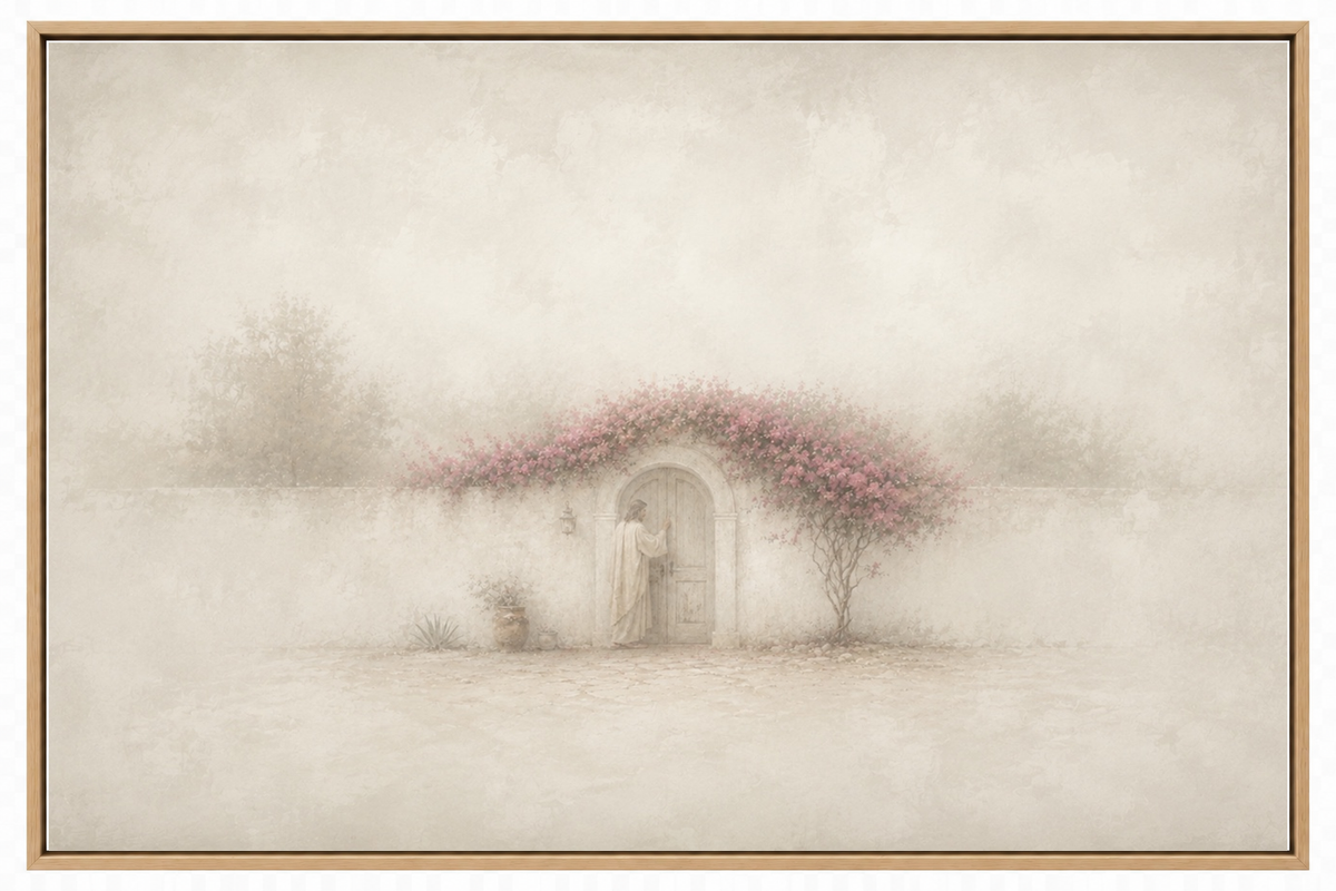 Jesus at the Door — Faith Canvas Wall Art