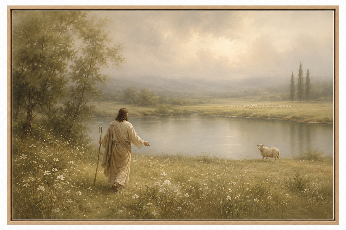The Good Shepherd - Faith Canvas Wall Art