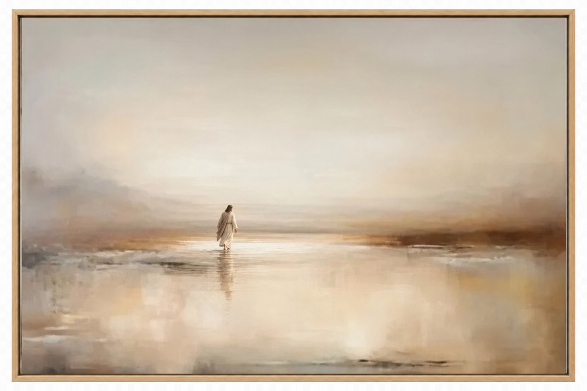 Through the Waters — Faith Canvas Wall Art
