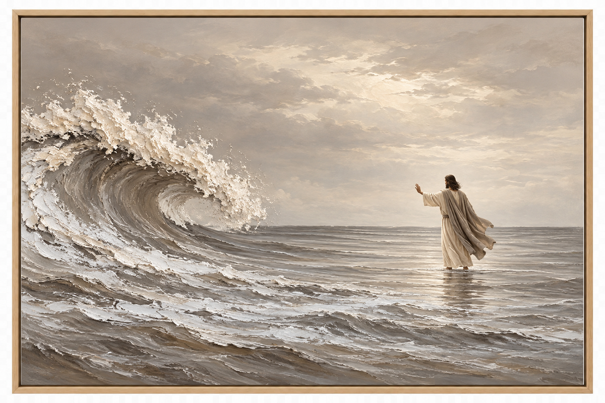 Peace, Be Still — Faith Canvas Wall Art