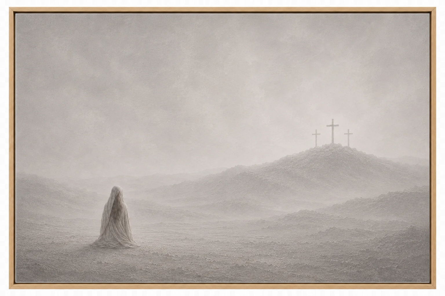 At the Cross — Faith Canvas Wall Art