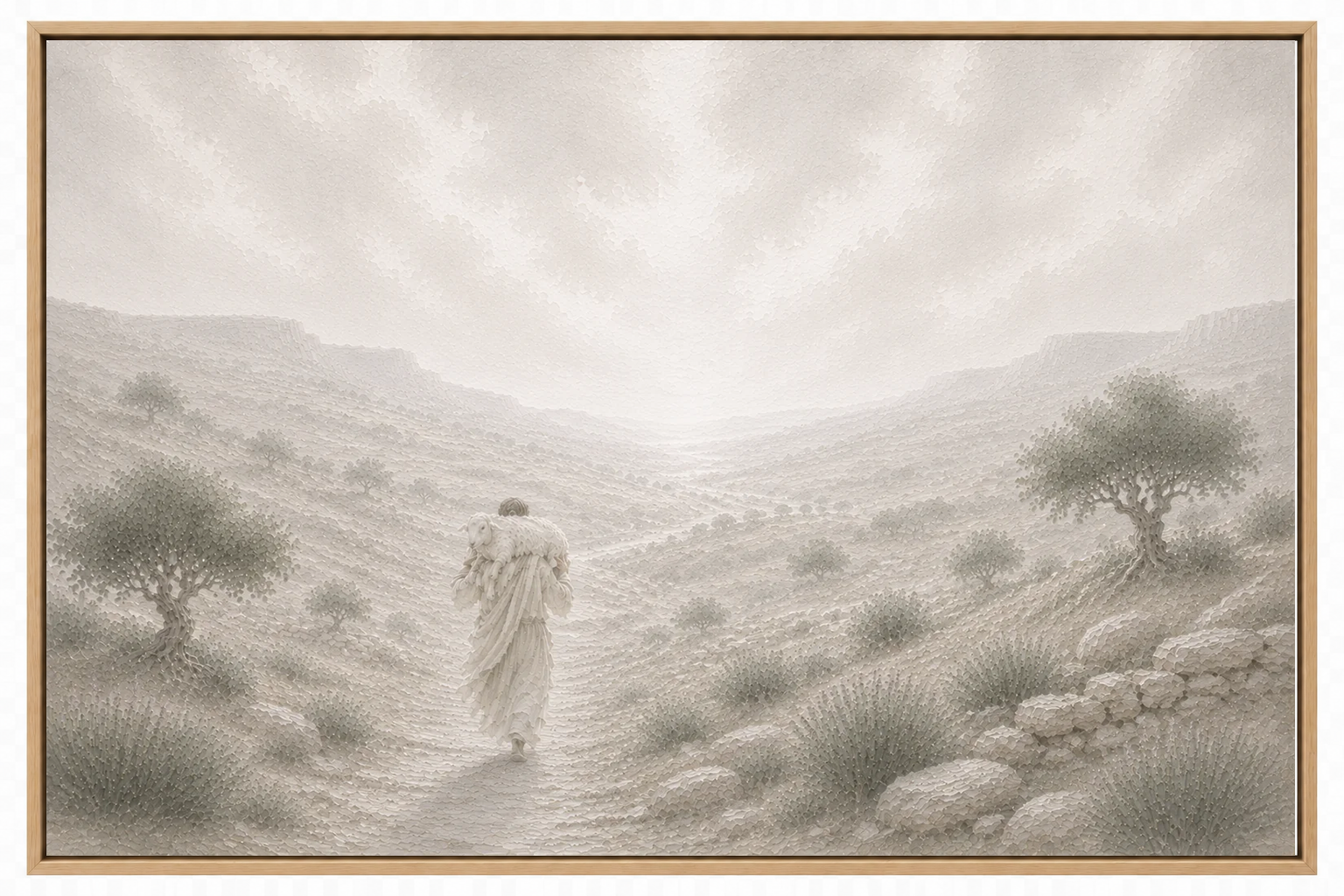 The Lost Sheep — Faith Canvas Wall Art