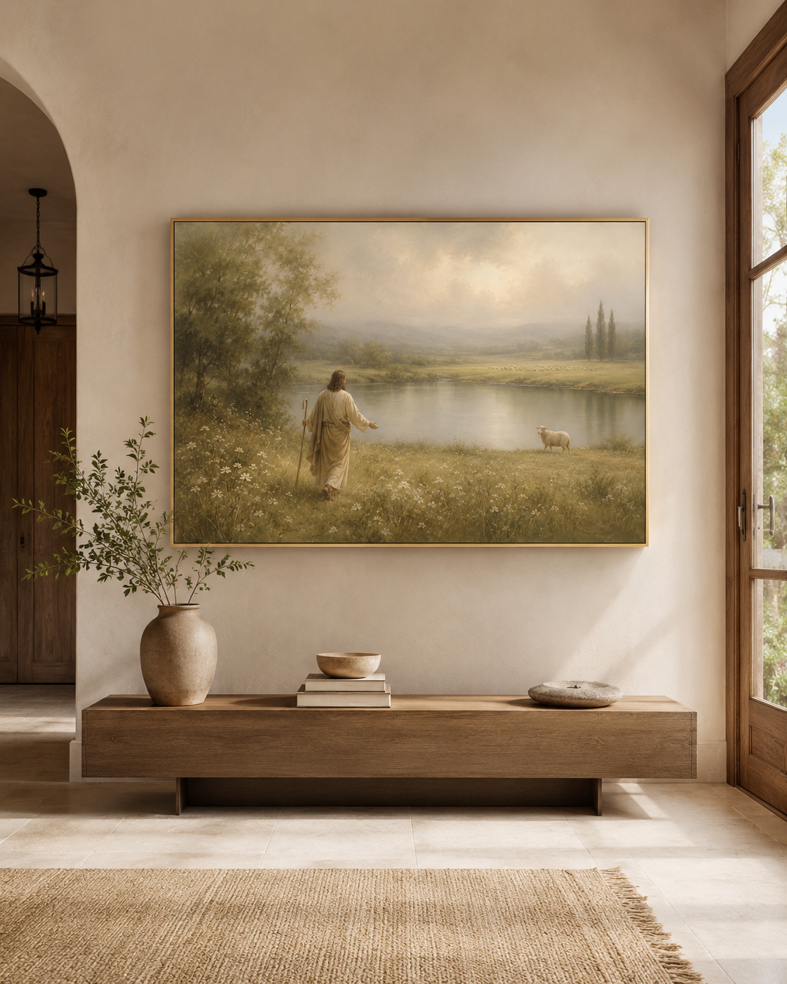 The Good Shepherd - Faith Canvas Wall Art