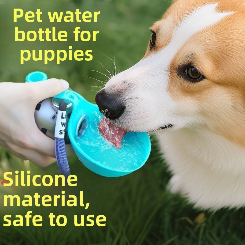 Portable Pet Water Dispenser – Foldable Outdoor Dog Water Bottle