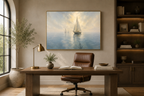 Anchor for the Soul — Sailboat Canvas Wall Art