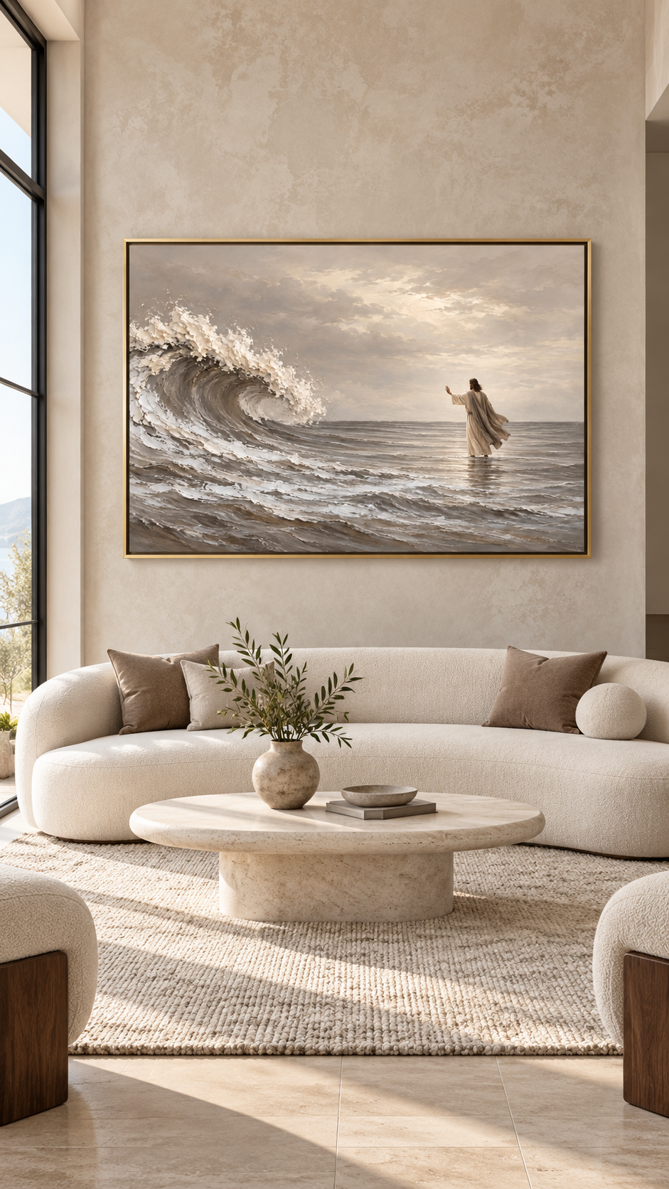 Peace, Be Still — Faith Canvas Wall Art