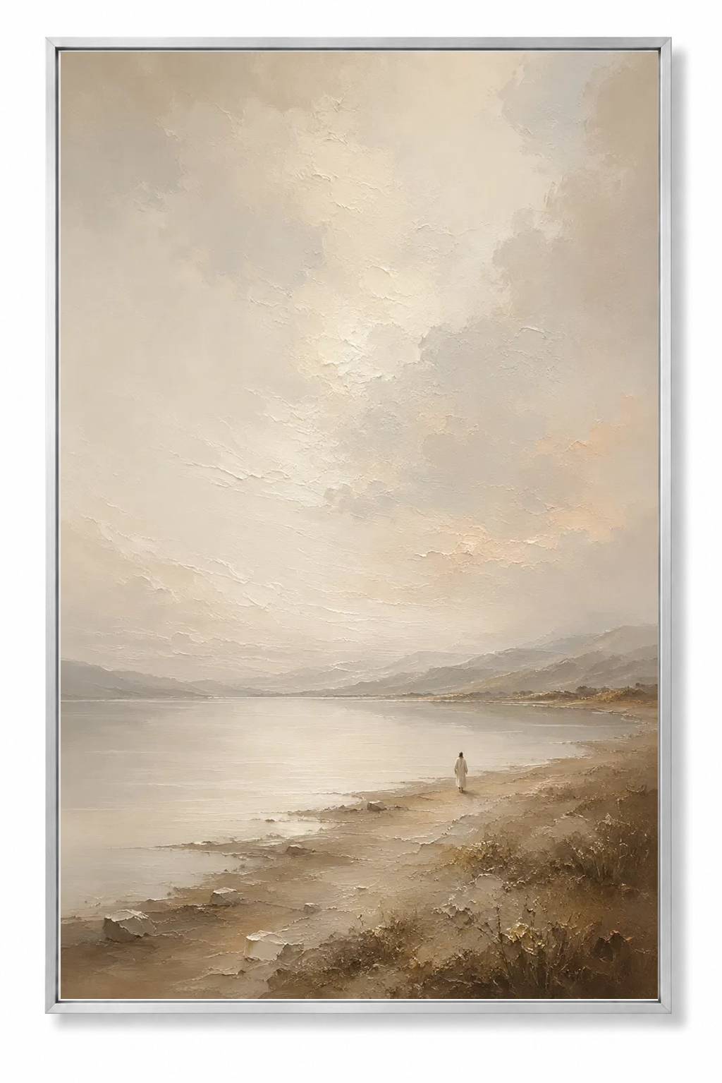 Beside Still Waters (Vertical)- Faith Canvas Wall Art