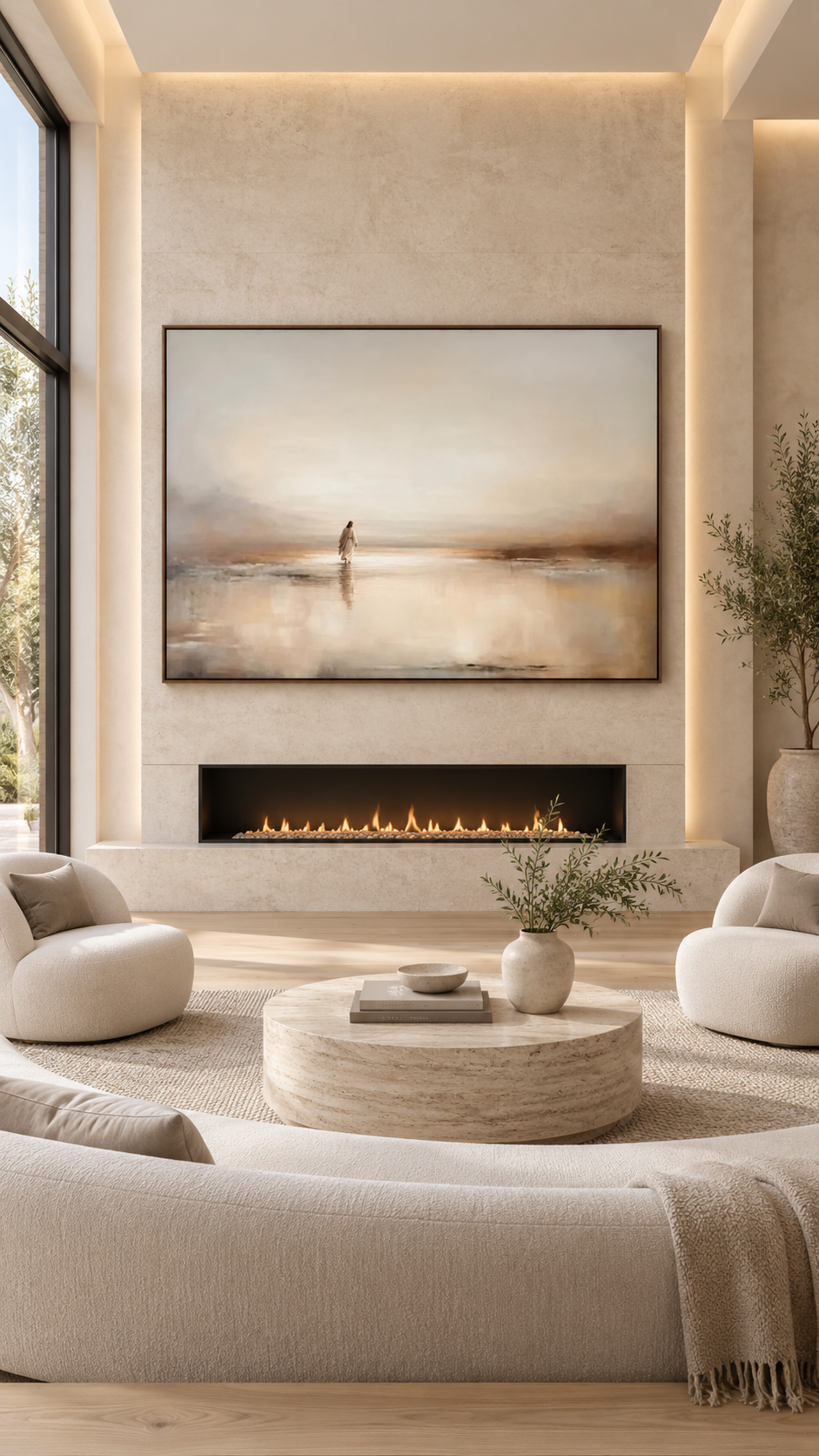 Through the Waters — Faith Canvas Wall Art