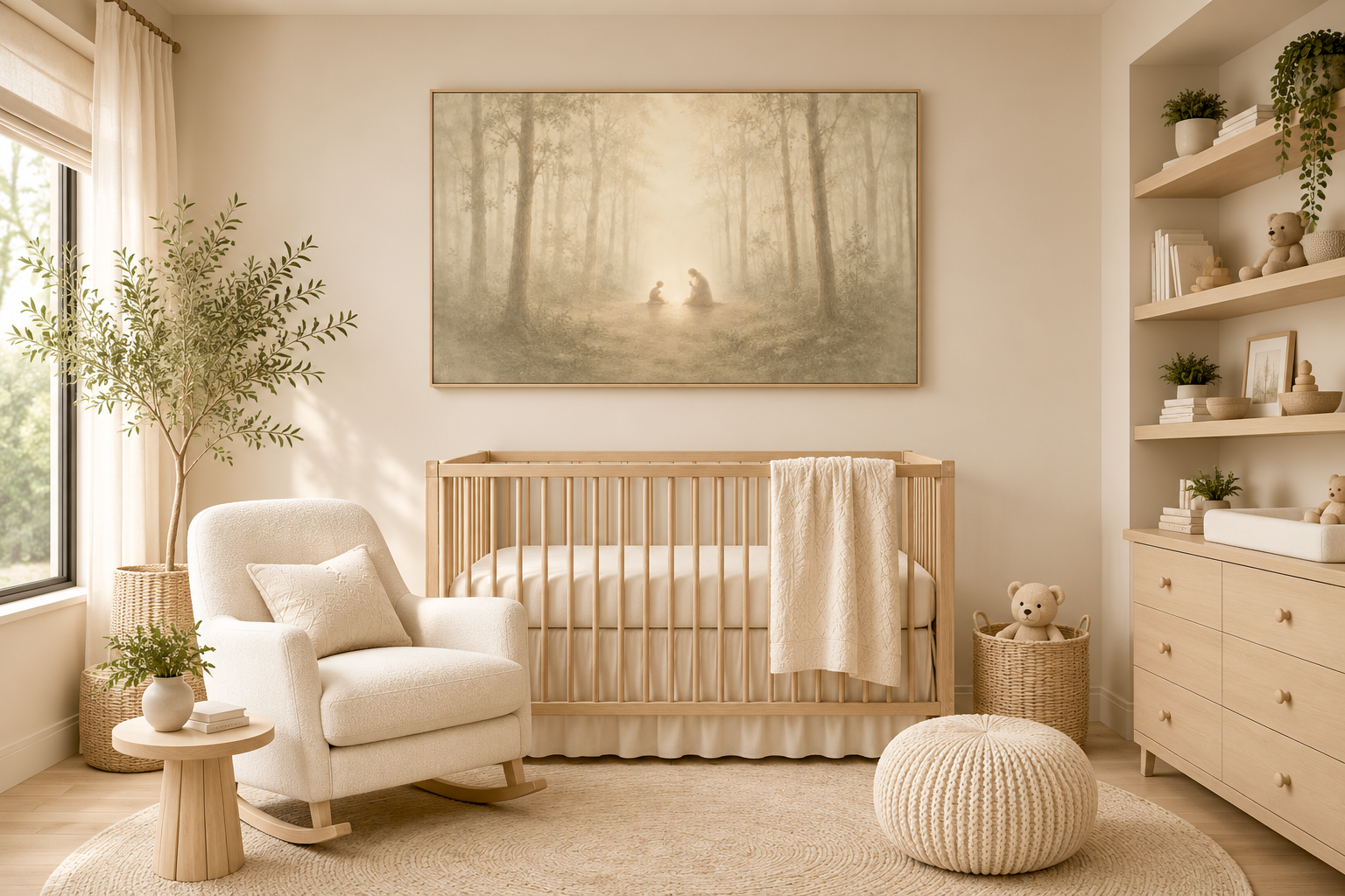 Teach Us to Pray - Faith Canvas Wall Art