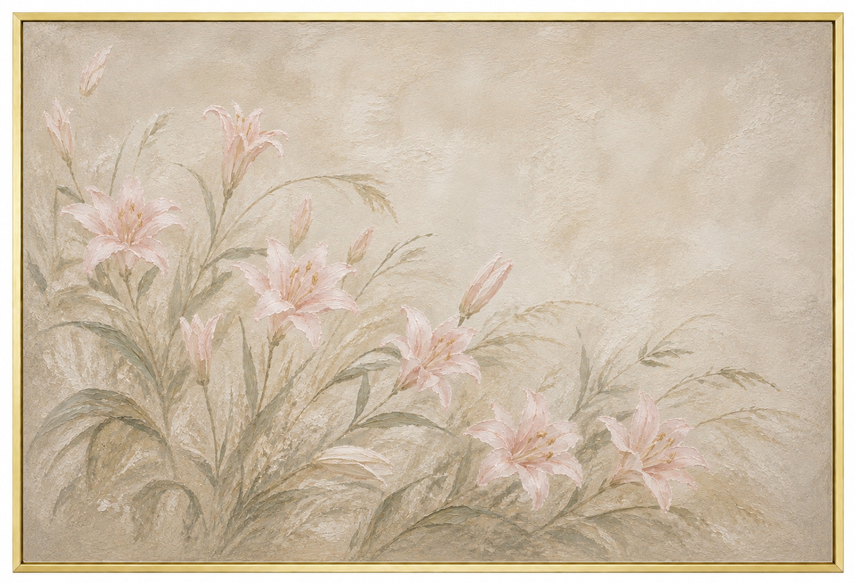 Lilies of the Field - Faith Canvas Wall Art