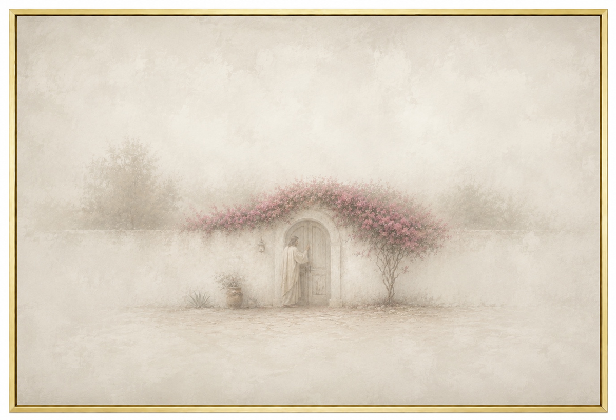 Jesus at the Door — Faith Canvas Wall Art