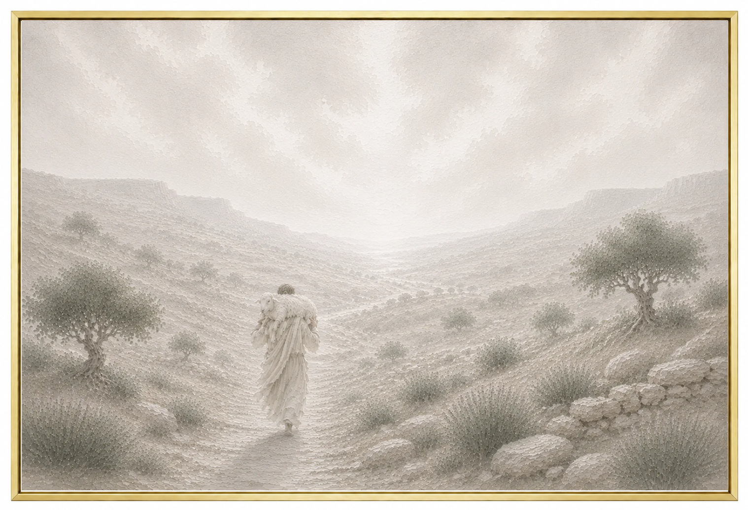 The Lost Sheep — Faith Canvas Wall Art