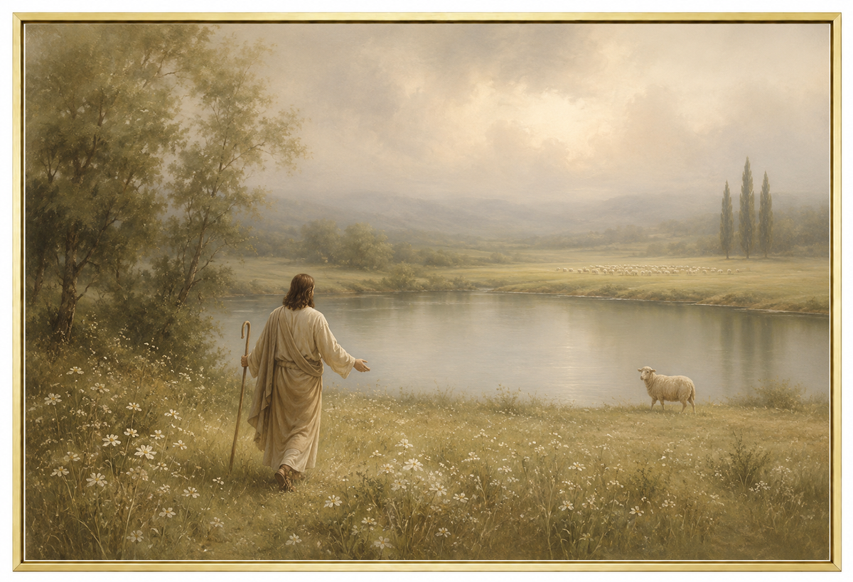 The Good Shepherd - Faith Canvas Wall Art