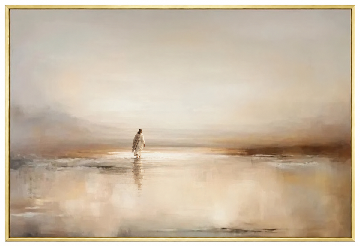 Through the Waters — Faith Canvas Wall Art