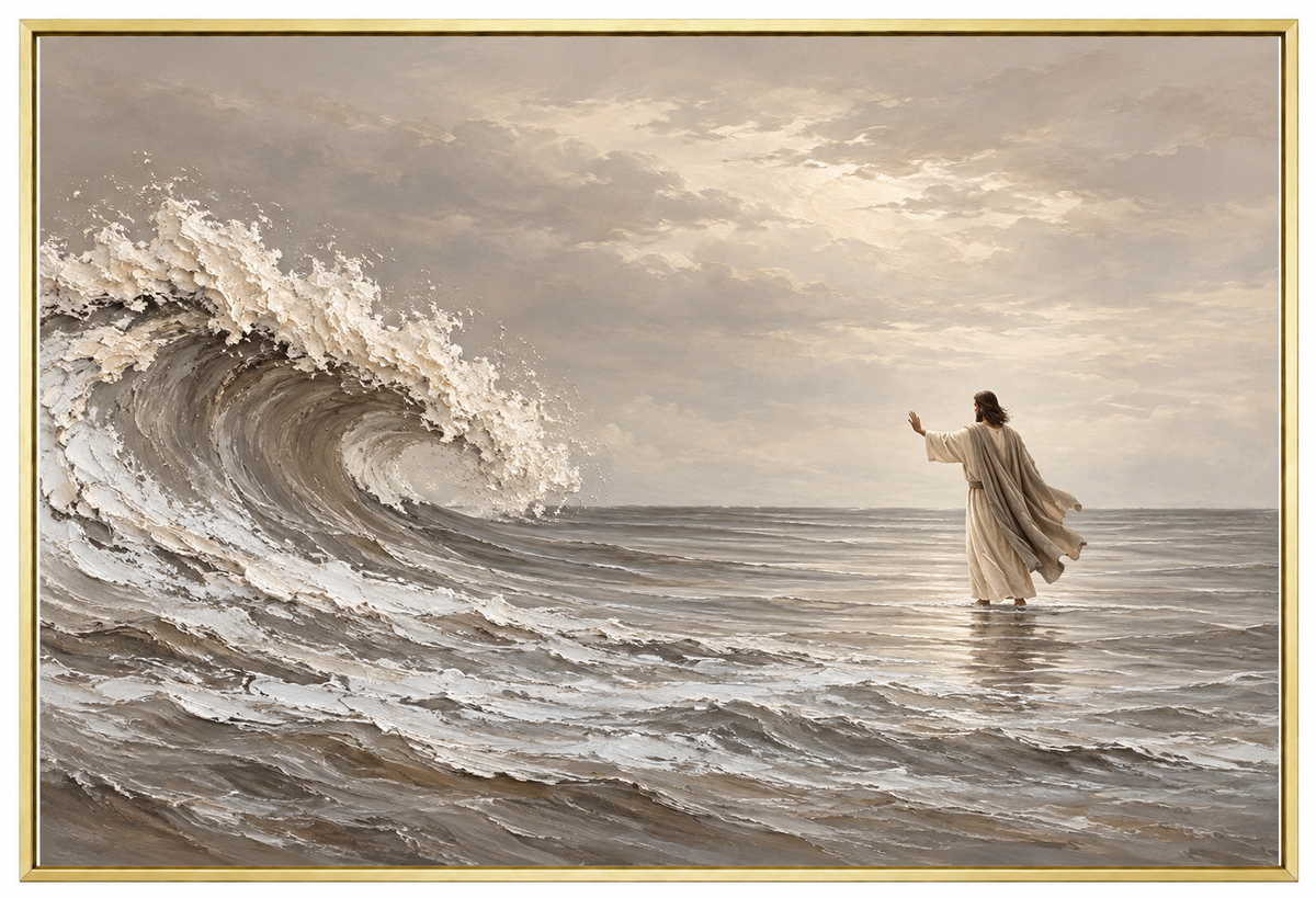 Peace, Be Still — Faith Canvas Wall Art