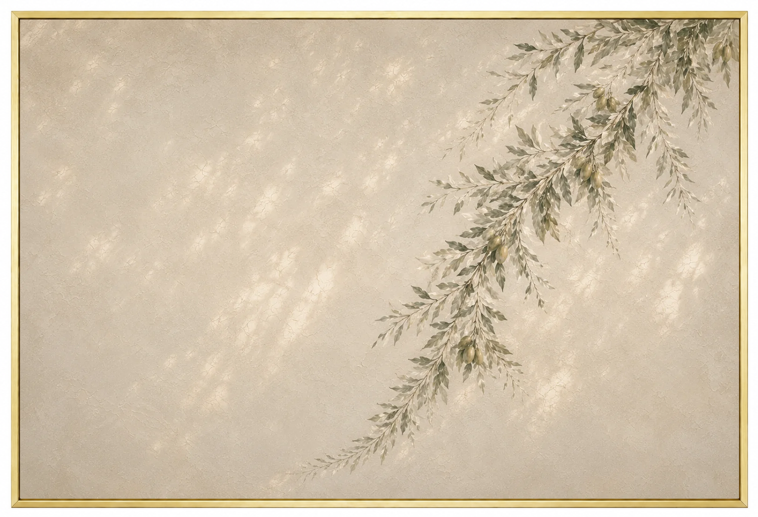 Green Olive Tree - Faith Canvas Wall Art