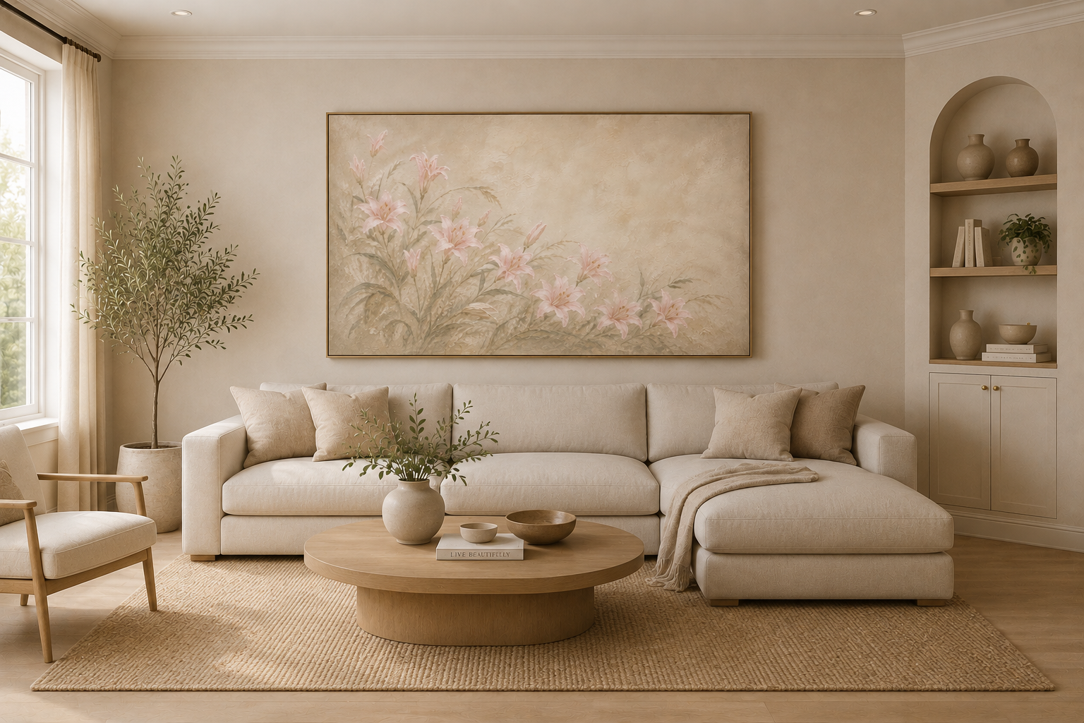 Lilies of the Field - Faith Canvas Wall Art