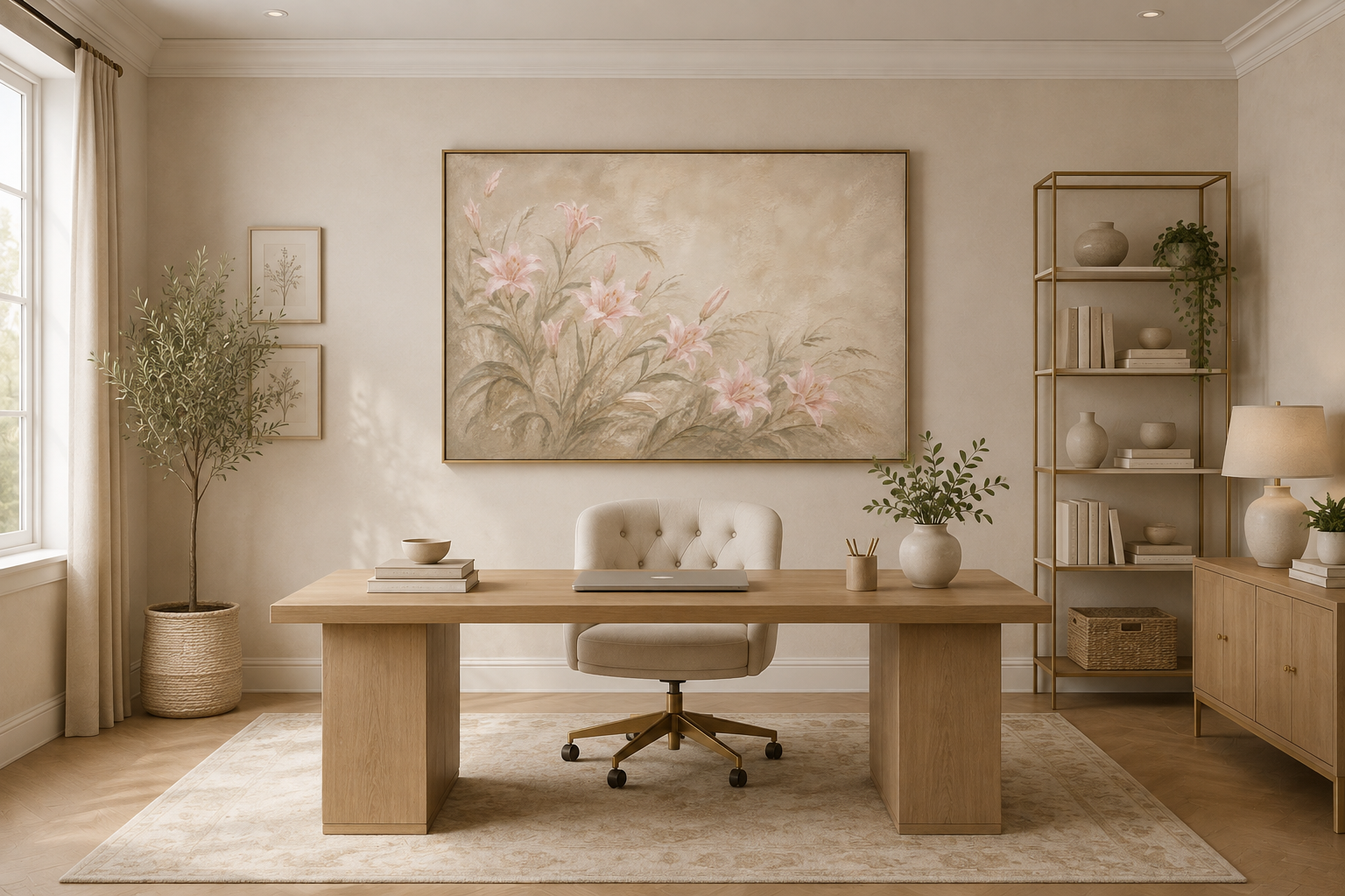 Lilies of the Field - Faith Canvas Wall Art