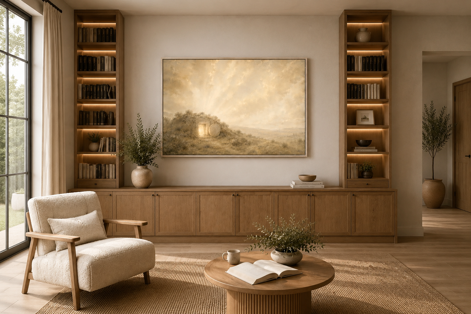 He Is Risen — Faith Canvas Wall Art