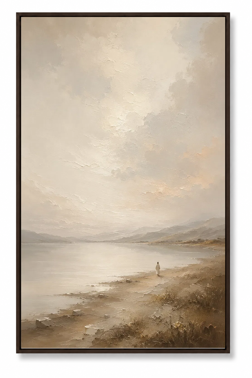 Beside Still Waters (Vertical)- Faith Canvas Wall Art