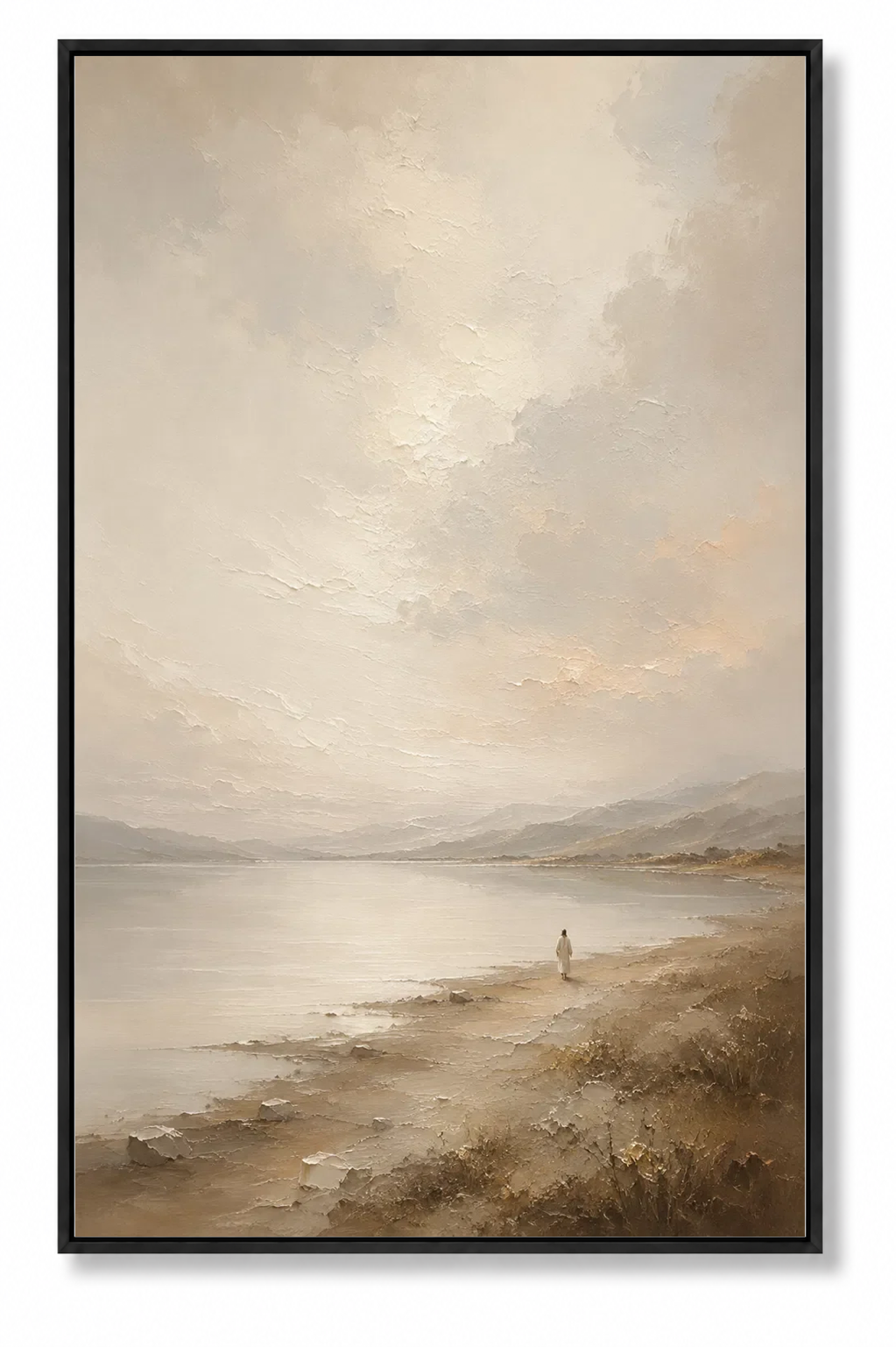 Beside Still Waters (Vertical)- Faith Canvas Wall Art
