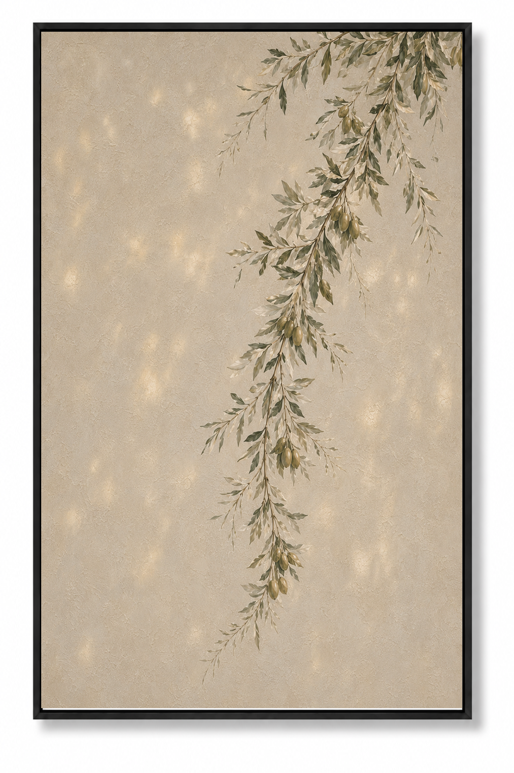 Green Olive Tree (Vertical) — Faith Canvas Wall Art