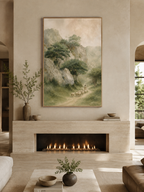 He Leadeth Me (Vertical) — Faith Canvas Wall Art