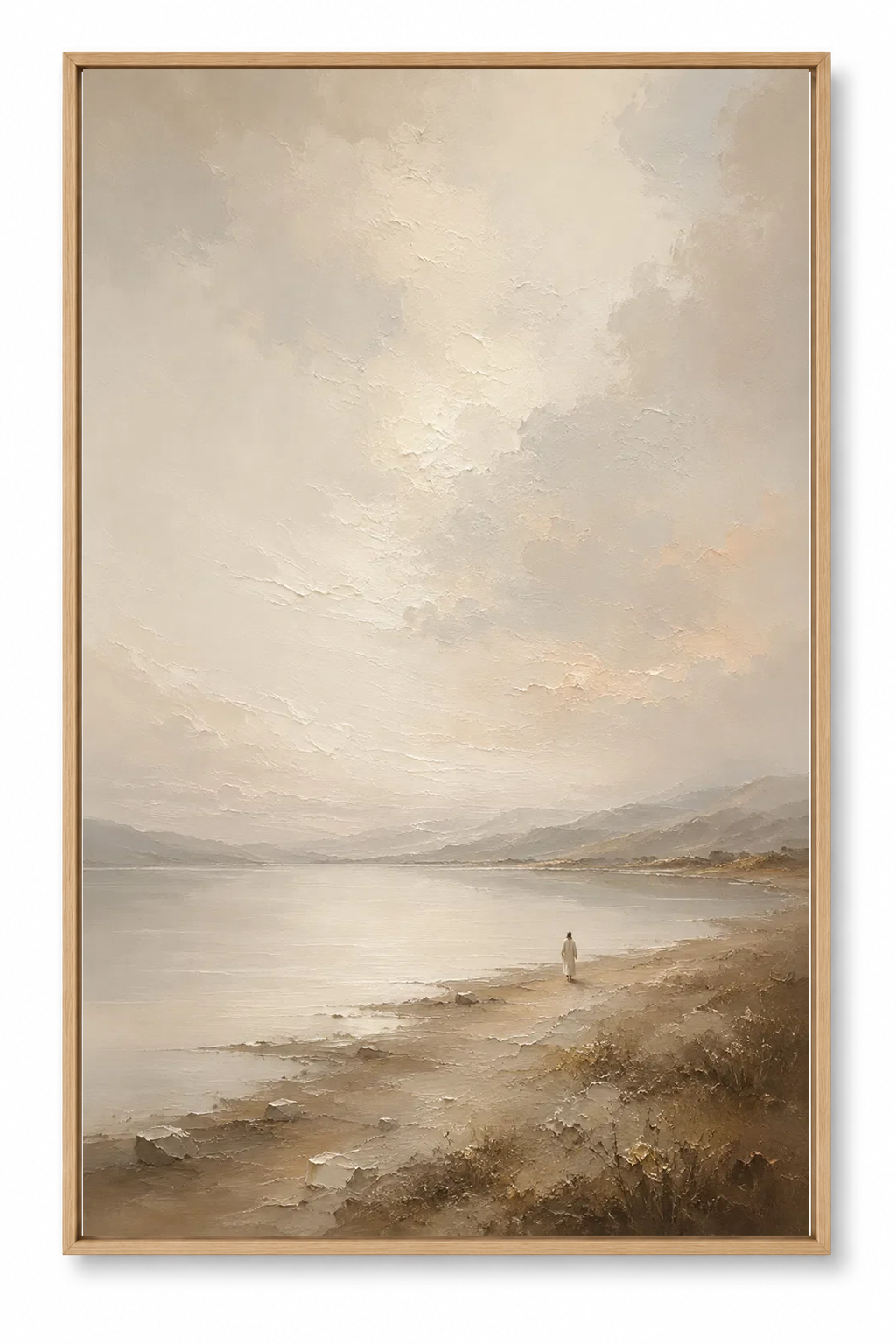 Beside Still Waters (Vertical)- Faith Canvas Wall Art