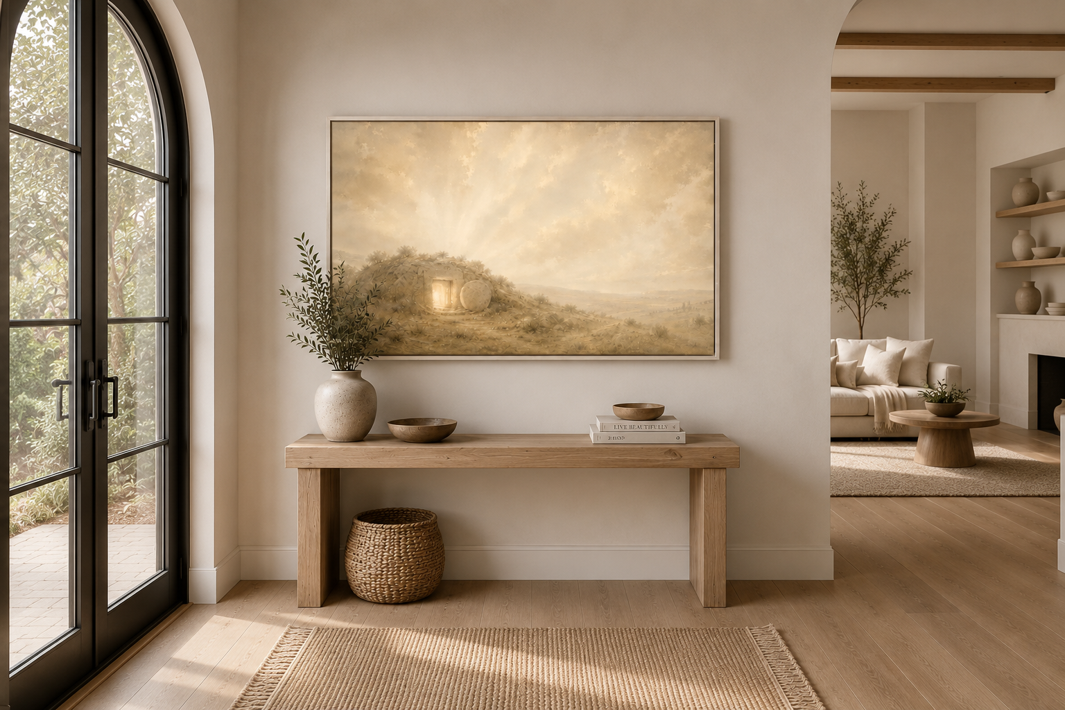 He Is Risen — Faith Canvas Wall Art