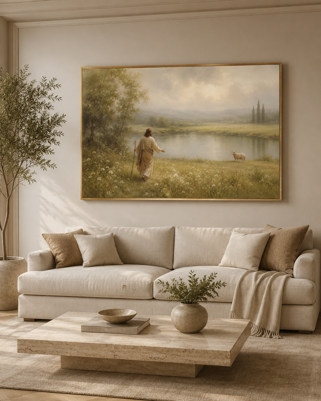The Good Shepherd - Faith Canvas Wall Art