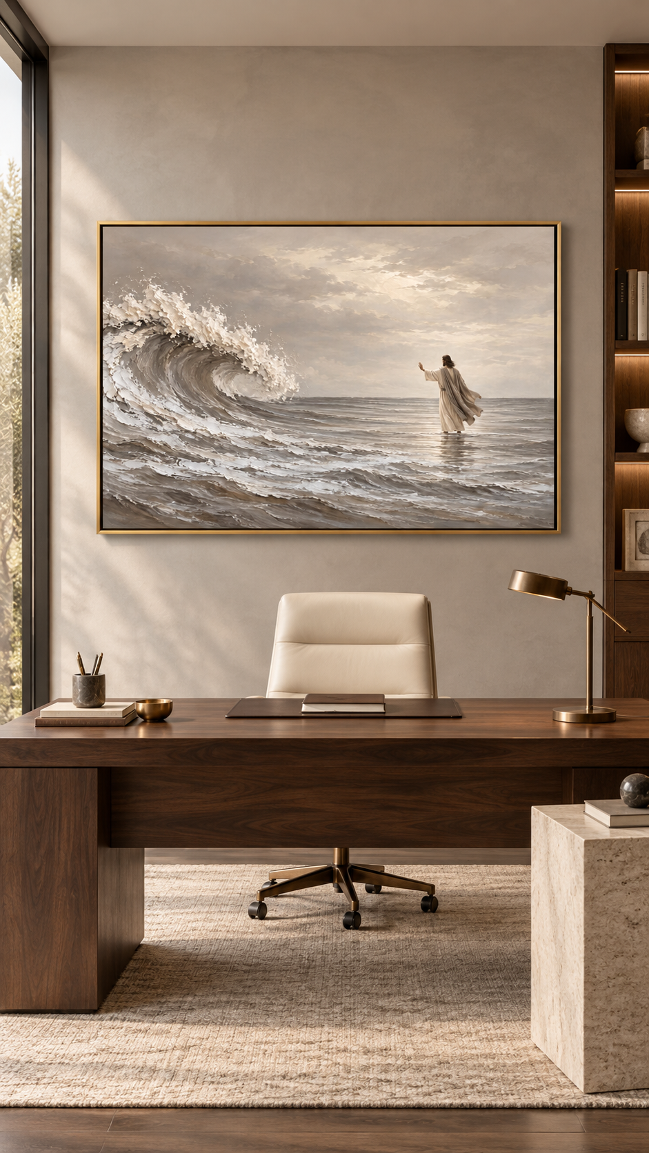 Peace, Be Still — Faith Canvas Wall Art
