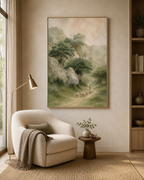 He Leadeth Me (Vertical) — Faith Canvas Wall Art