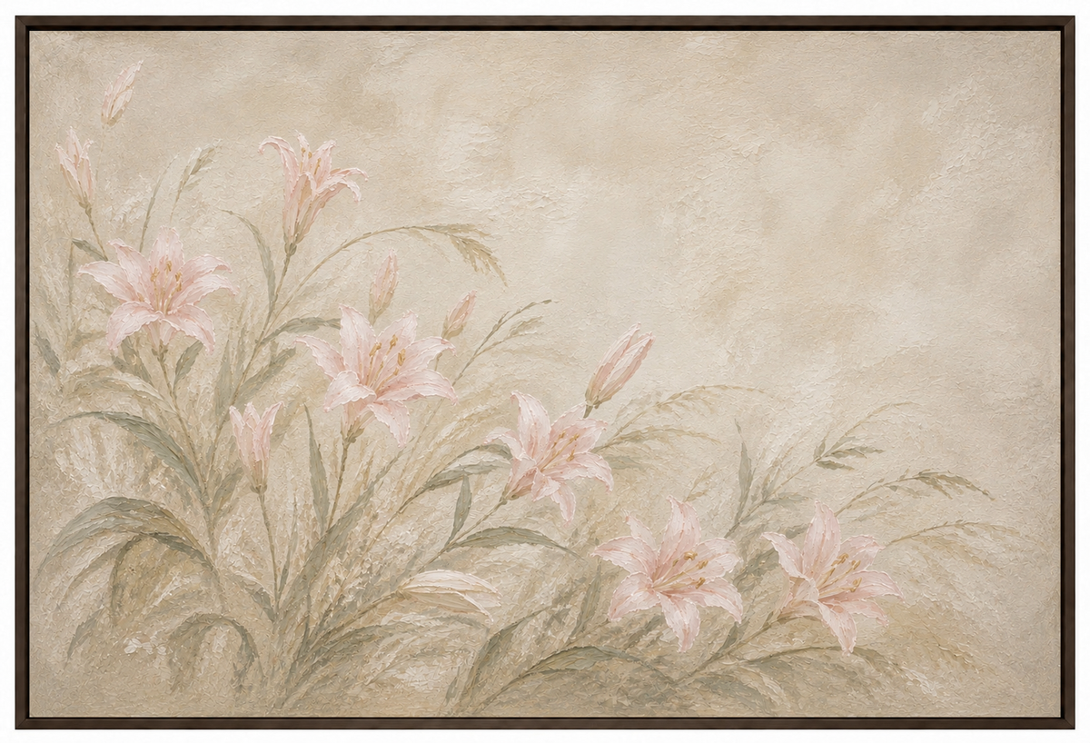 Lilies of the Field - Faith Canvas Wall Art