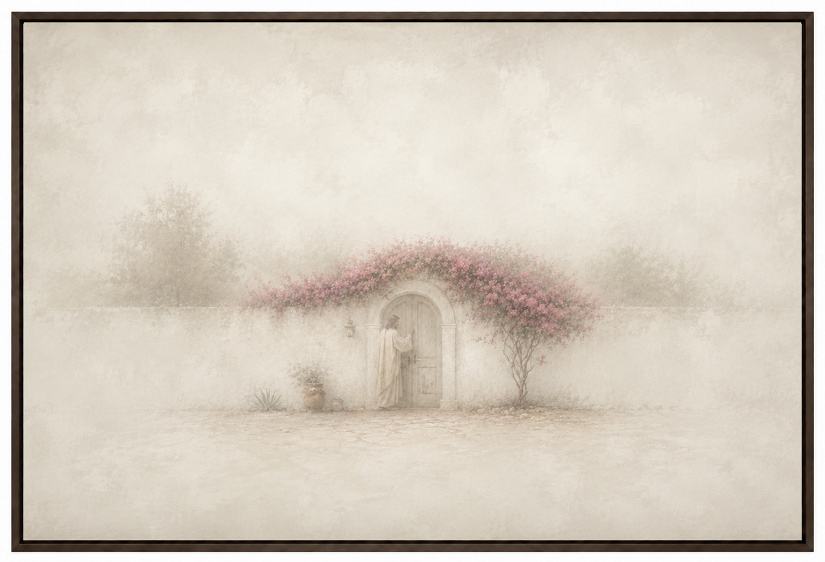 Jesus at the Door — Faith Canvas Wall Art