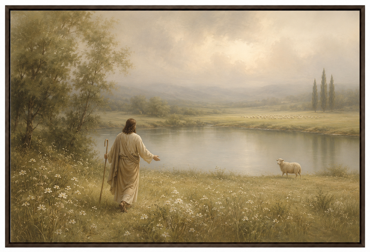 The Good Shepherd - Faith Canvas Wall Art
