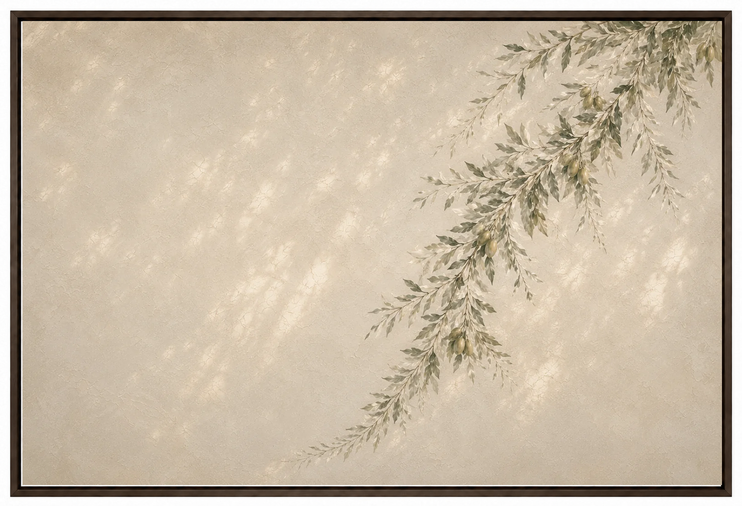 Green Olive Tree - Faith Canvas Wall Art