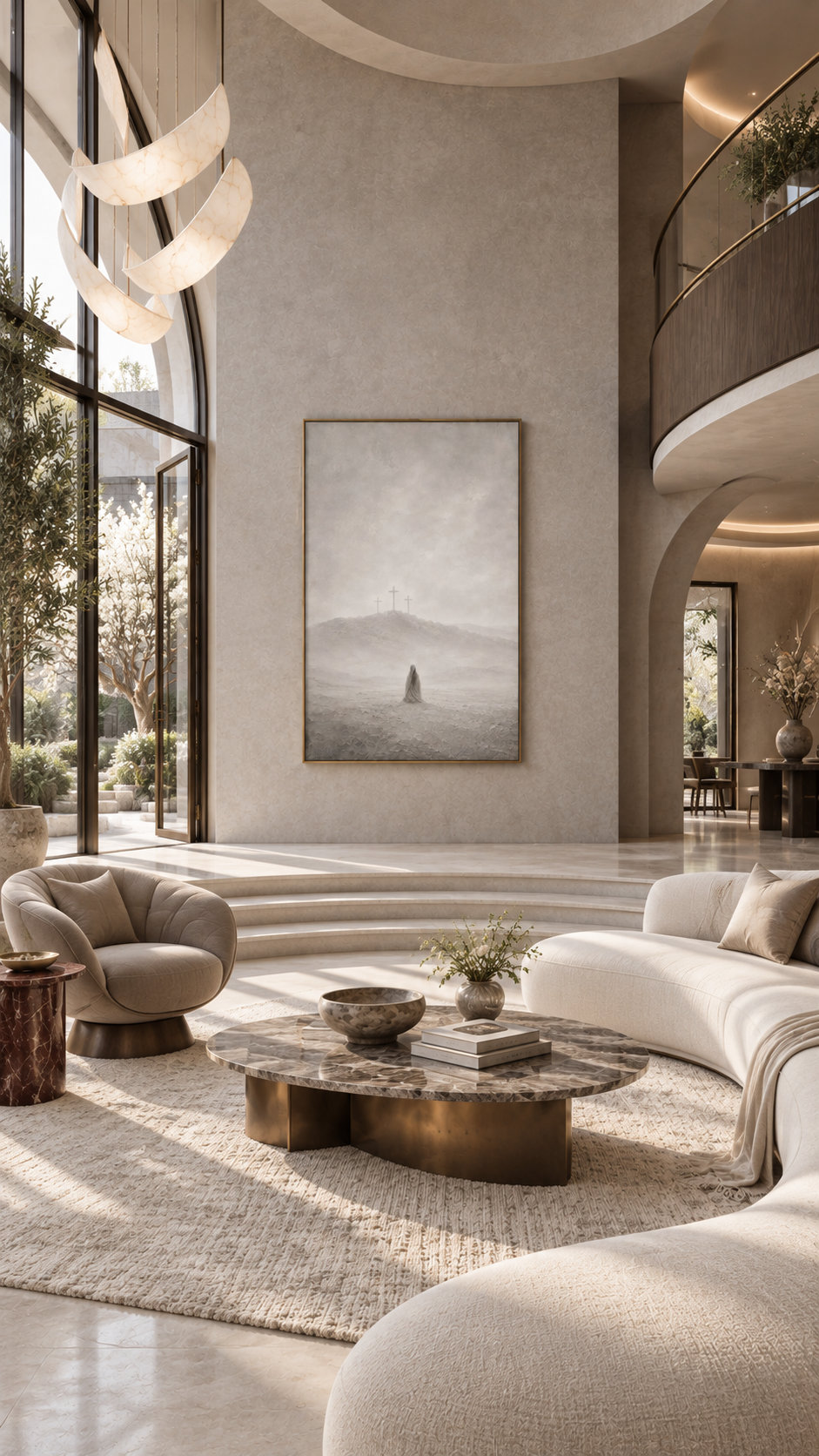 At the Cross (Vertical) — Faith Canvas Wall Art