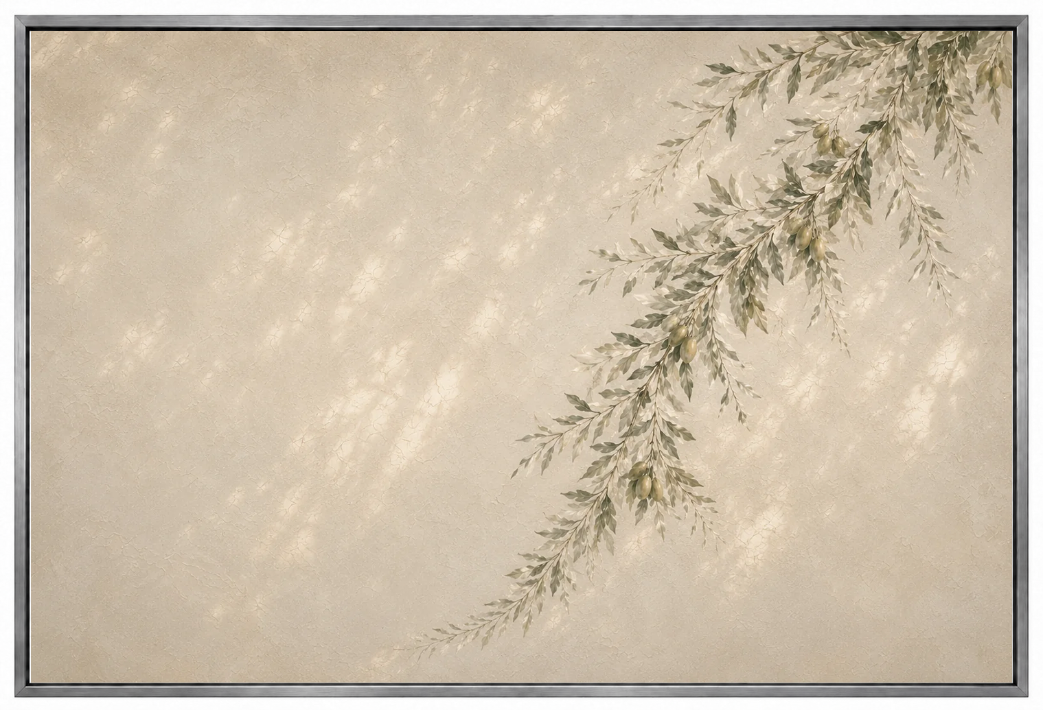 Green Olive Tree - Faith Canvas Wall Art