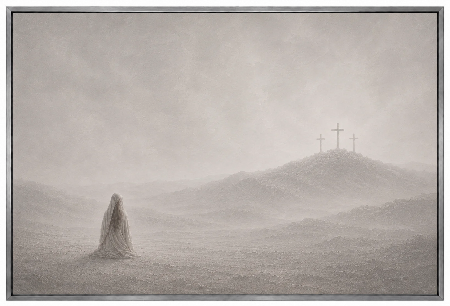 At the Cross — Faith Canvas Wall Art