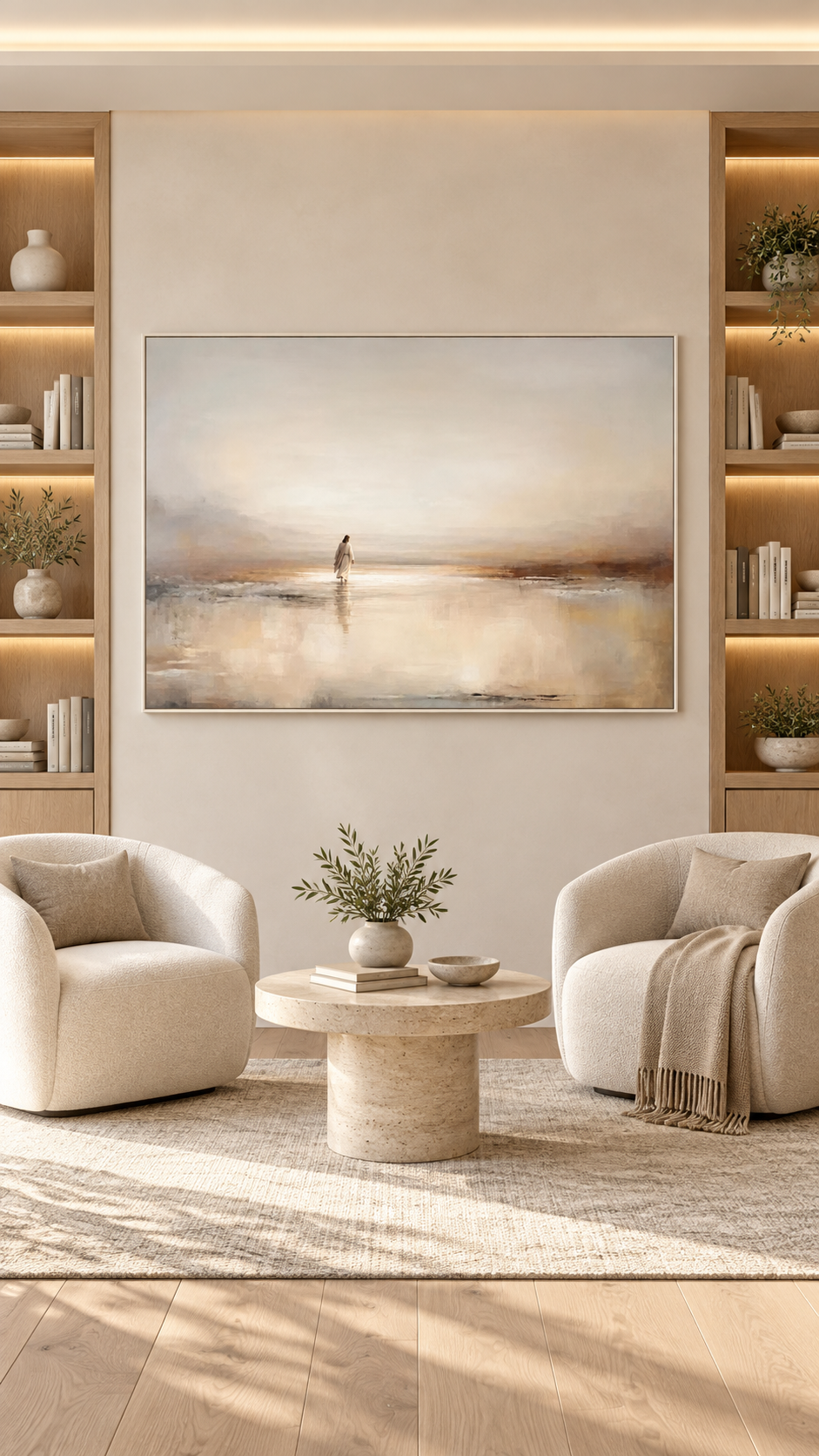 Through the Waters — Faith Canvas Wall Art