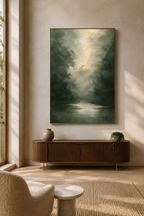 Jesus Praying in Gethsemane (Vertical) — Faith Canvas Wall Art