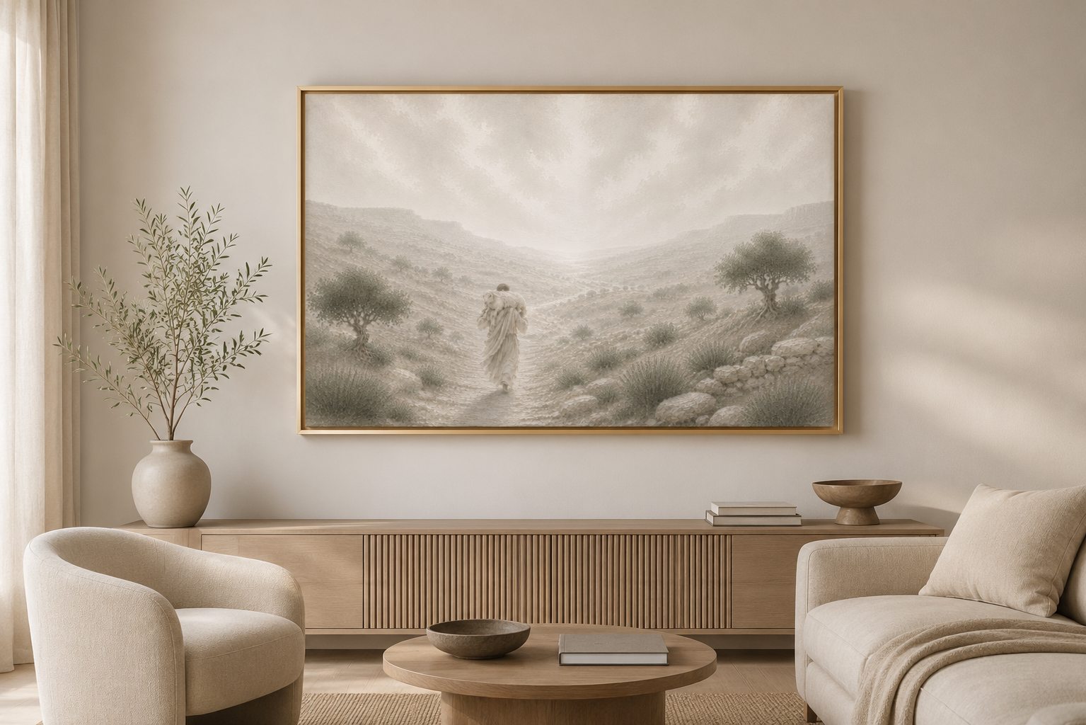 The Lost Sheep — Faith Canvas Wall Art