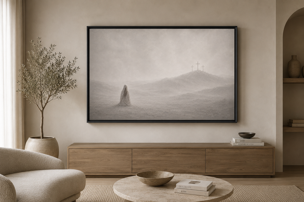 At the Cross — Faith Canvas Wall Art