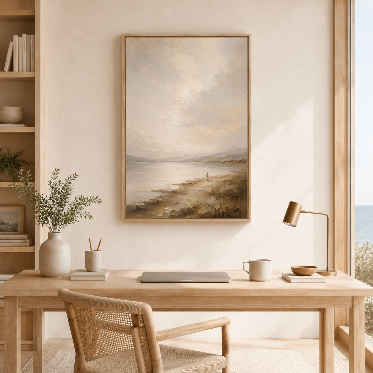 Beside Still Waters (Vertical)- Faith Canvas Wall Art