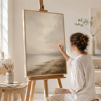 Beside Still Waters (Vertical)- Faith Canvas Wall Art