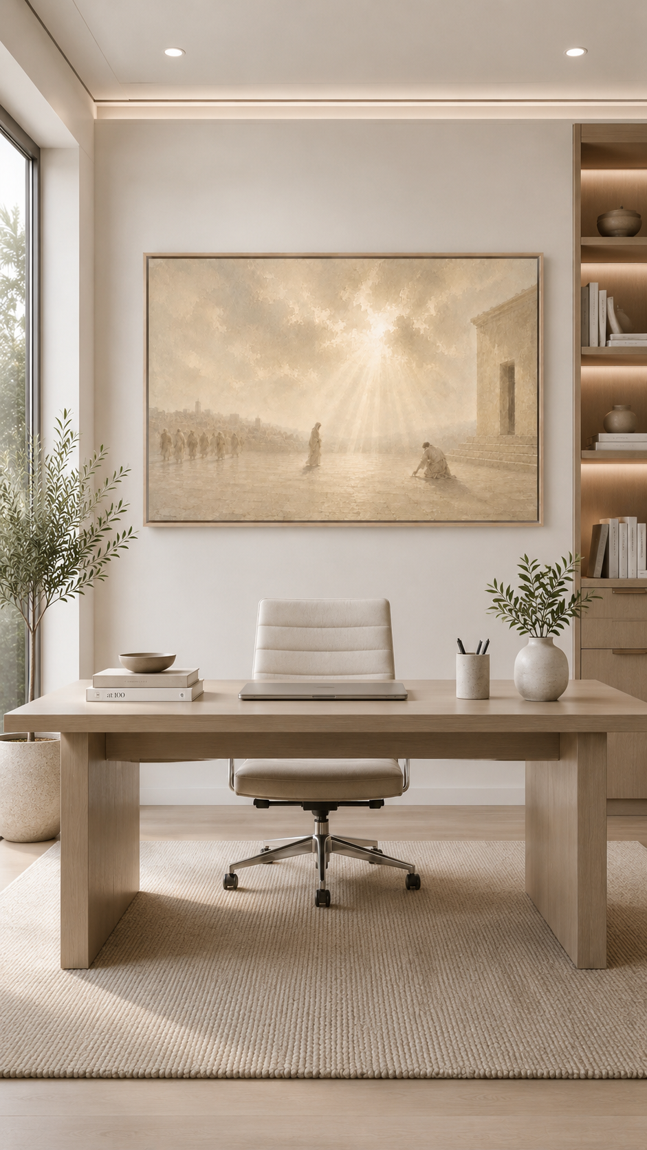 Neither Do I Condemn You — Faith Canvas Wall Art