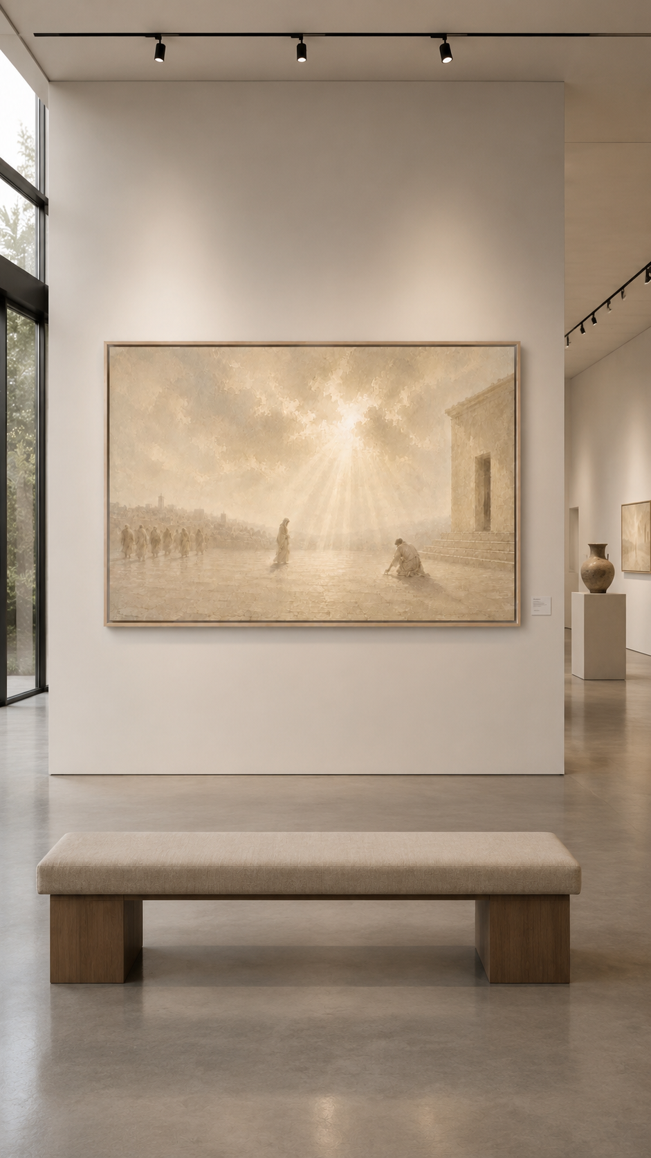 Neither Do I Condemn You — Faith Canvas Wall Art