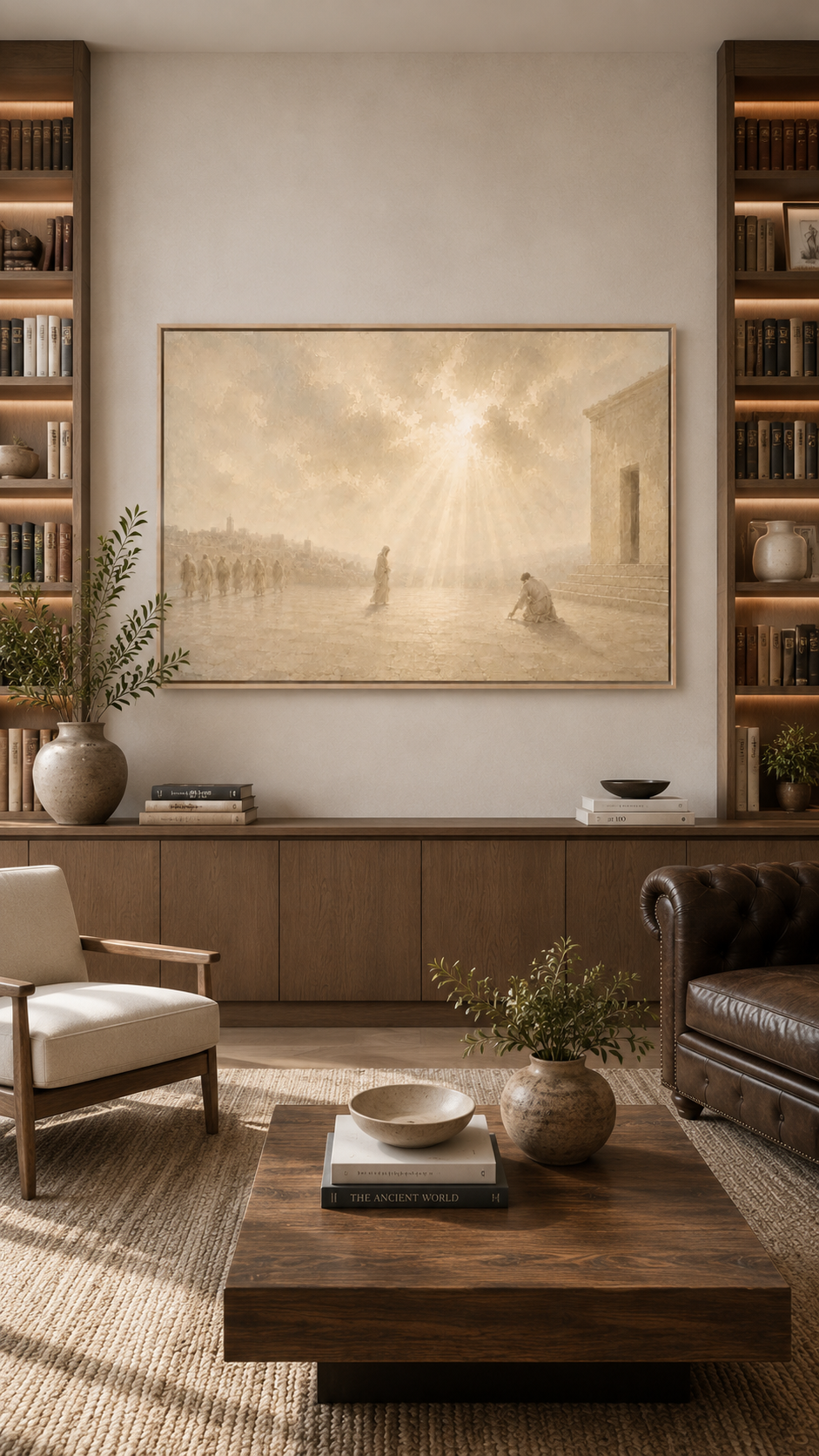 Neither Do I Condemn You — Faith Canvas Wall Art