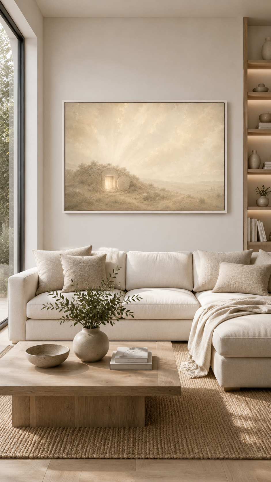 He Is Risen — Faith Canvas Wall Art
